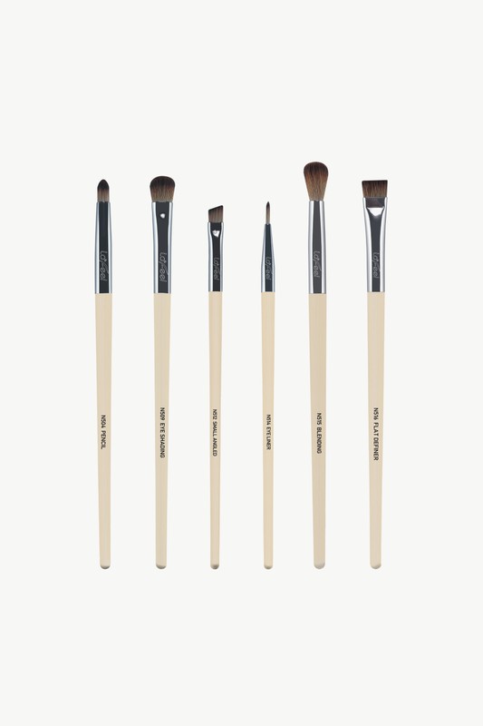 Lafeel Full Eye Brush Set in Taupe-Teresa's Fashionista LLC