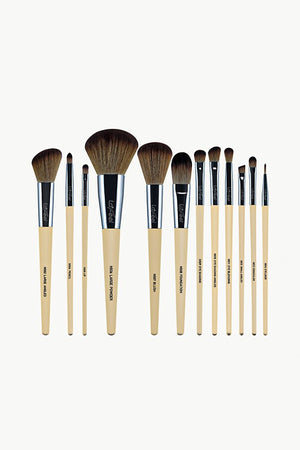 Lafeel Face and Eye Brush Set with Bag-Teresa's Fashionista LLC