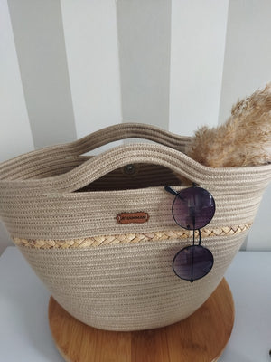 Lahammam's Handcrafted Quality Tote Beach Bag-Teresa's Fashionista LLC