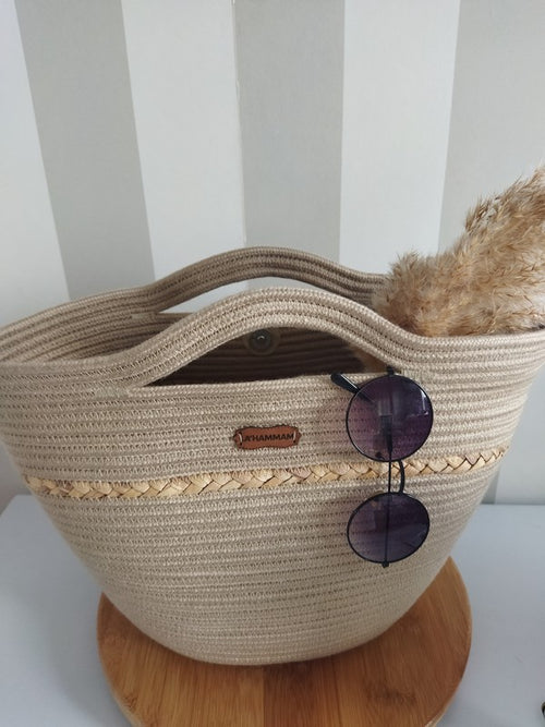 Lahammam's Handcrafted Quality Tote Beach Bag-Teresa's Fashionista LLC