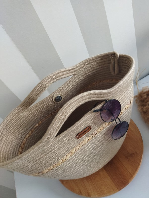 Lahammam's Handcrafted Quality Tote Beach Bag-Teresa's Fashionista LLC