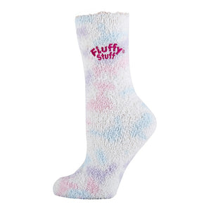 Womens Fuzzy Crew Socks - Fluffy Stuff-Teresa's Fashionista LLC