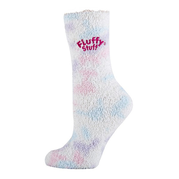 Womens Fuzzy Crew Socks - Fluffy Stuff-Teresa&#39;s Fashionista LLC