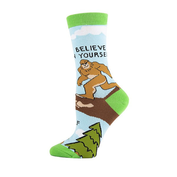 Womens Crew Socks - Believe-Teresa's Fashionista LLC