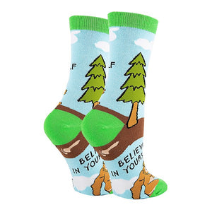 Womens Crew Socks - Believe-Teresa's Fashionista LLC