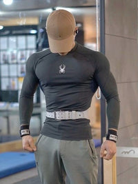 Men's Plus Size Round Neck Long Sleeve T-Shirt
