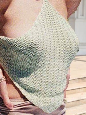 Tie Back Sleeveless Tank Top-Teresa's Fashionista LLC