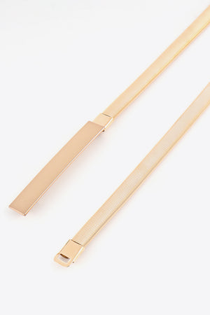 Elastic Iron Skinny Belt-Teresa's Fashionista LLC