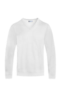 SOLID V-NECK SWEATER-Teresa's Fashionista LLC