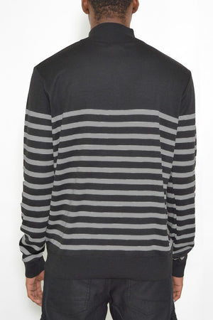 QUARTER ZIPPER PULLOVER SWEATER-Teresa's Fashionista LLC