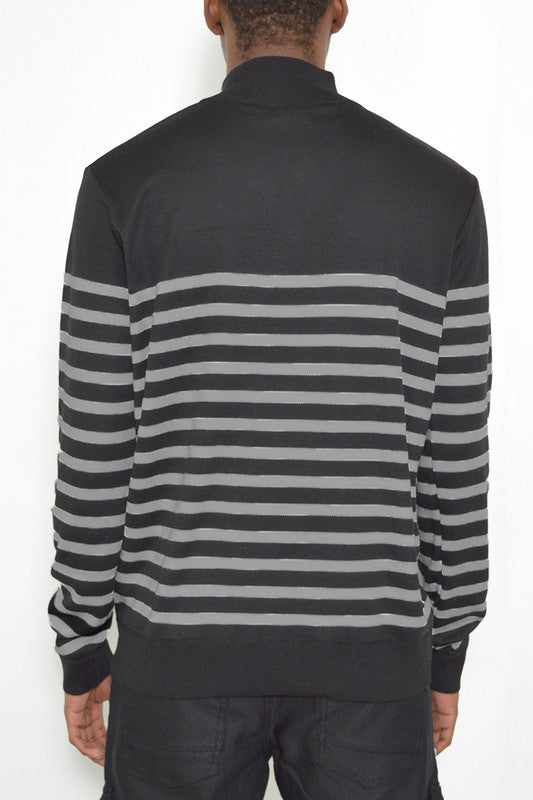 QUARTER ZIPPER PULLOVER SWEATER-Teresa's Fashionista LLC
