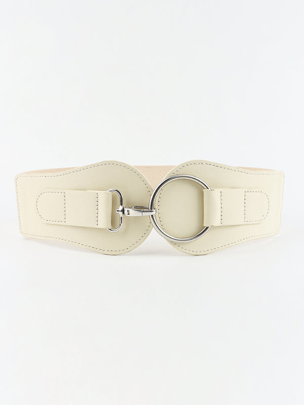 PU Elastic Wide Belt-Teresa's Fashionista LLC