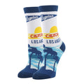 Los Angeles - Women's Funny crew socks-Teresa's Fashionista LLC
