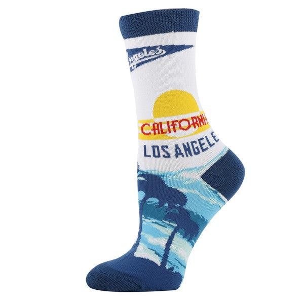 Los Angeles - Women's Funny crew socks-Teresa's Fashionista LLC