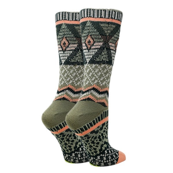 Emma - Women's fuzzy crew socks-Teresa's Fashionista LLC