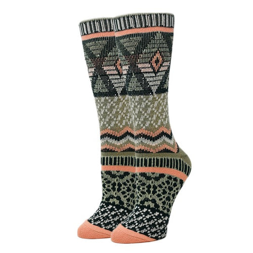 Emma - Women's fuzzy crew socks-Teresa's Fashionista LLC
