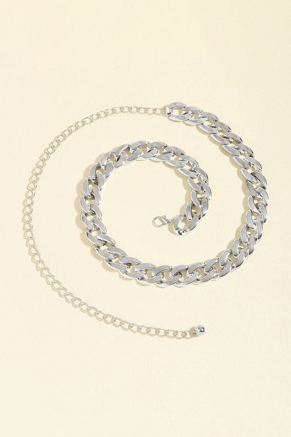 Adjustable Curb Chain Belt-Teresa's Fashionista LLC