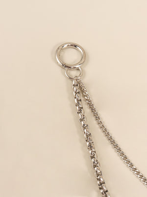 Double-Layered Metal Chain Belt-Teresa's Fashionista LLC