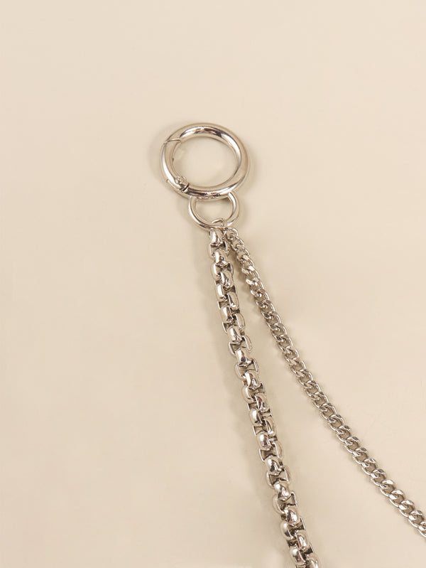 Double-Layered Metal Chain Belt-Teresa's Fashionista LLC