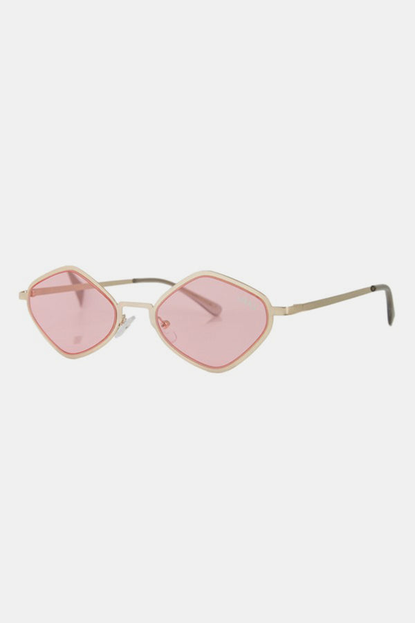 Nicole Lee USA Metal Frame Geometric Sunglasses-Teresa's Fashionista LLC
