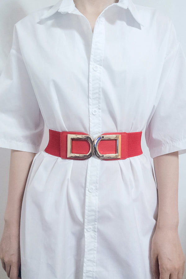 Double D Buckle PU Belt-Teresa's Fashionista LLC