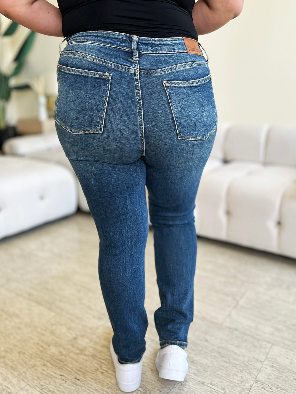 Judy Blue Full Size High Waist Skinny Jeans-Teresa's Fashionista LLC