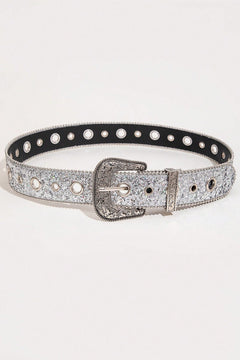 Grommet PU Leather Belt-Teresa's Fashionista LLC