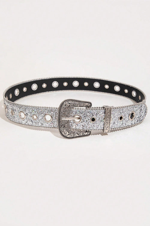 Grommet PU Leather Belt-Teresa's Fashionista LLC