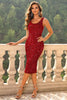 Sequin Sleeveless Slit Dress-Teresa's Fashionista LLC