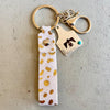 Genuine Leather Alloy Keychain-Teresa's Fashionista LLC