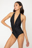 Marina West Swim Twisted Plunge Halter One Piece Swimsuit-Teresa's Fashionista LLC
