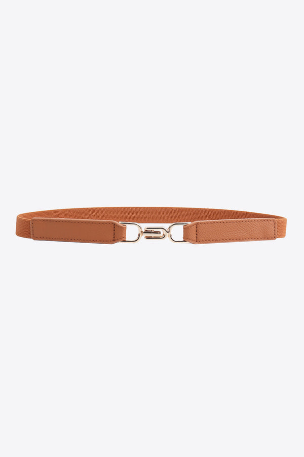 Alloy Buckle Elastic Belt-Teresa's Fashionista LLC
