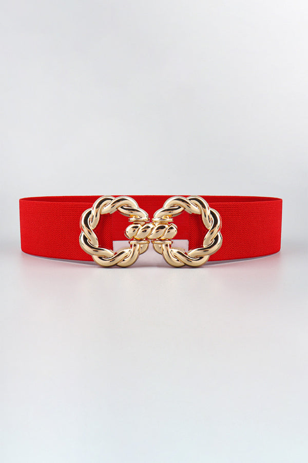Zinc Alloy Buckle Elastic Belt-Teresa's Fashionista LLC