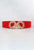 Zinc Alloy Buckle Elastic Belt-Teresa's Fashionista LLC