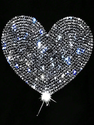 Heart Graphic Round Neck Short Sleeve T-Shirt-Teresa's Fashionista LLC