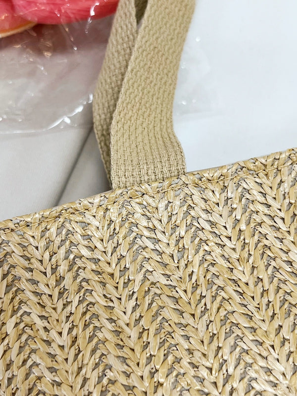 Straw Woven Tote Bag-Teresa's Fashionista LLC