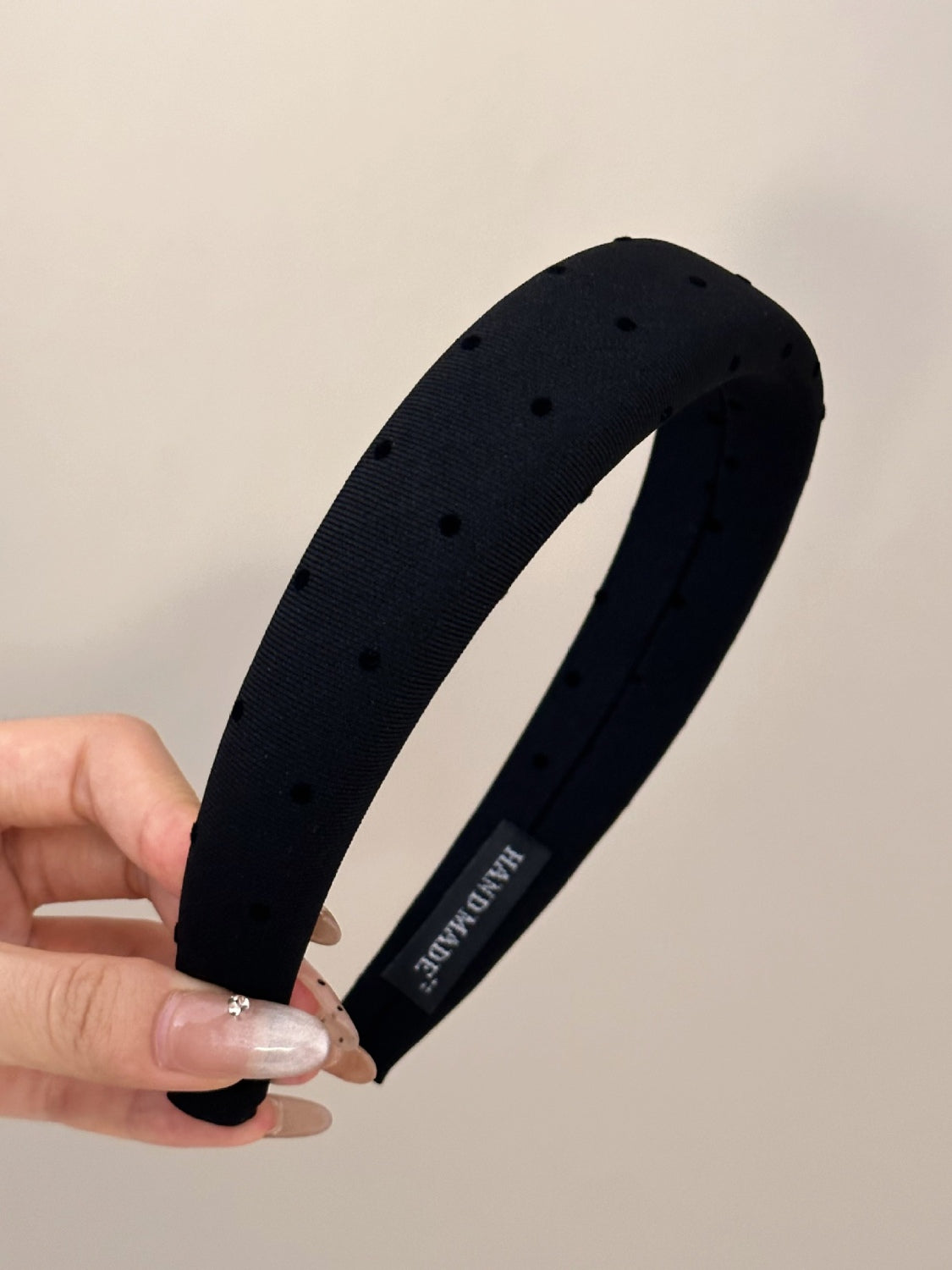 Polka Dot Polyester Wide Headband - Teresa's Fashionista LLC