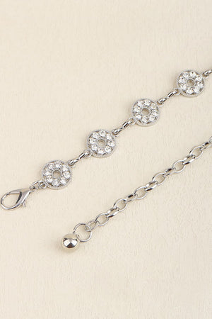 Rhinestone Decor Zinc Alloy Belt-Teresa's Fashionista LLC