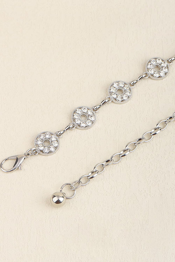 Rhinestone Decor Zinc Alloy Belt-Teresa's Fashionista LLC