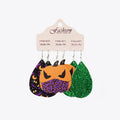 Teardrop Shape Halloween Theme Dangle Earrings - Teresa's Fashionista LLC