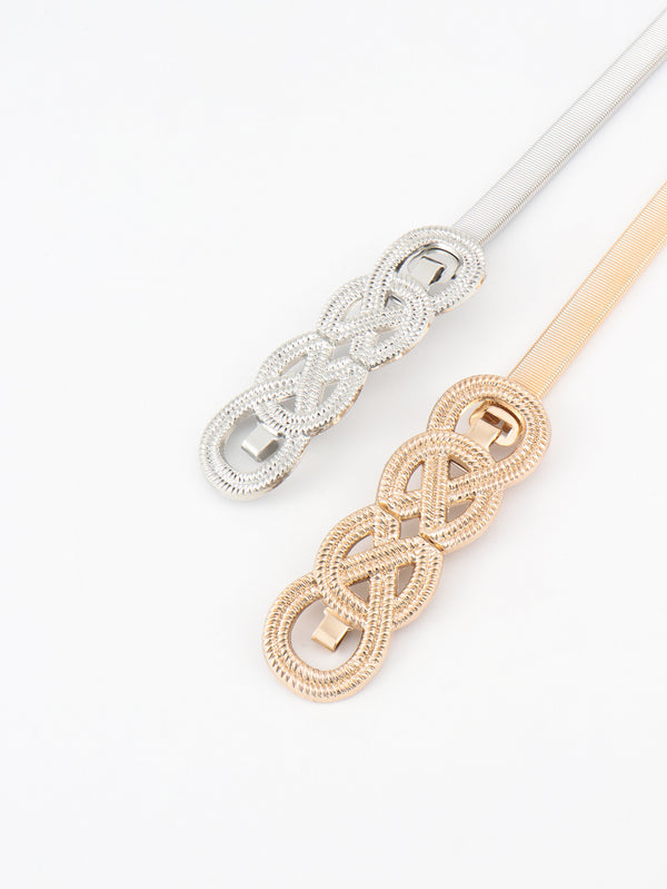 Knot Buckle Metal Belt-Teresa's Fashionista LLC