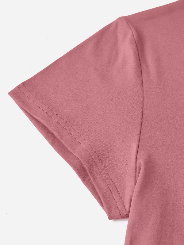 MAMA Round Neck Short Sleeve T-Shirt-Teresa's Fashionista LLC