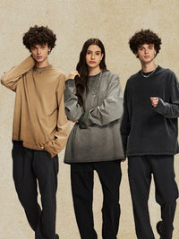 Men's Round Neck Long Sleeve T-Shirt