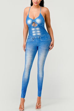 Faded Abs Jumpsuit-Teresa's Fashionista LLC