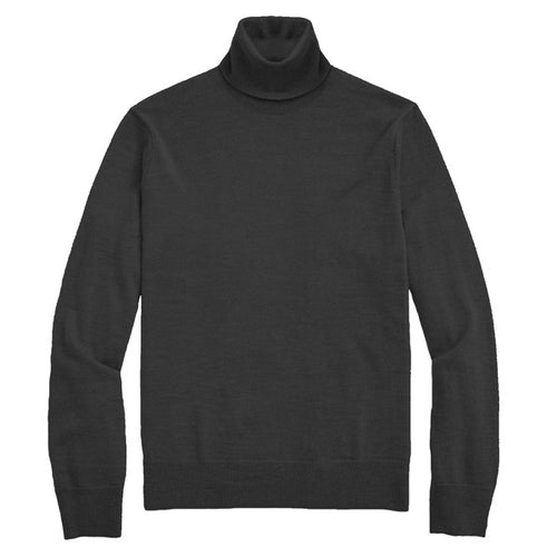Weiv Mens Solid Turtleneck Sweater-Teresa's Fashionista LLC