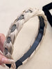 Rhinestone Braided Wide Headband - Teresa's Fashionista LLC