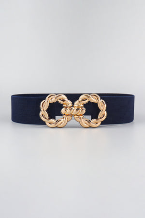 Zinc Alloy Buckle Elastic Belt-Teresa's Fashionista LLC