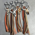 Bull Shape Fringe Key Chain-Teresa's Fashionista LLC