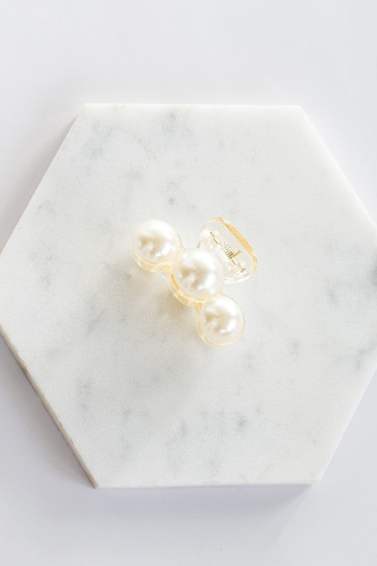 Pearl Hair Claw Clip Set - 2PK - Teresa's Fashionista LLC