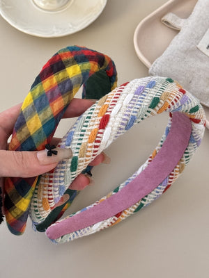 Colorful Polyester Hair Headband - Teresa's Fashionista LLC